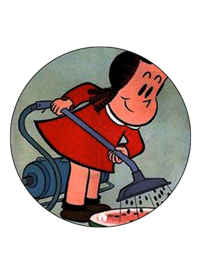 بي بي حامل هاتف على شكل مقبض أصابع منبثق بطبعة رسومات كرتونية رمادي / أحمر / أسود - Image 2