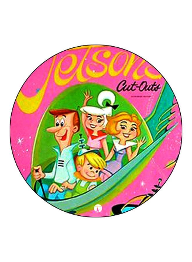 بي بي حامل هاتف على شكل مقبض أصابع منبثق بطبعة رسومات كرتونية وردي/ أخضر/ أسود - Image 2