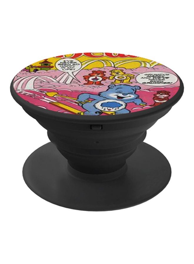 BP Cartoon Printed Pop Socket Phone Holder Pink/Blue/Black - Image 1