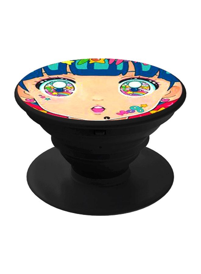BP Sailor Mars Cartoon Printed Pop Socket Phone Holder Beige/Blue/Black - Image 1