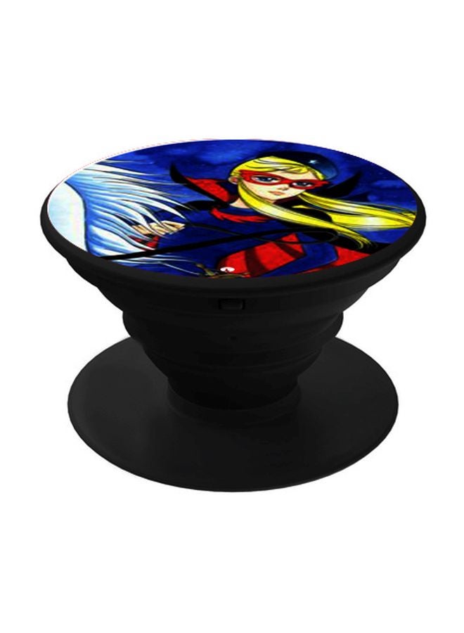 بي بي حامل هاتف بوب سوكيت بطبعة فتاة كرتونية أزرق/أحمر/أصفر - Image 1