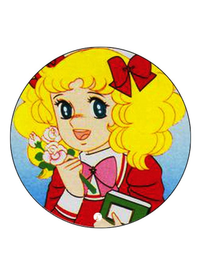 BP Cartoon Girl Printed Pop Socket Phone Holder Yellow/Red/Blue - Image 2