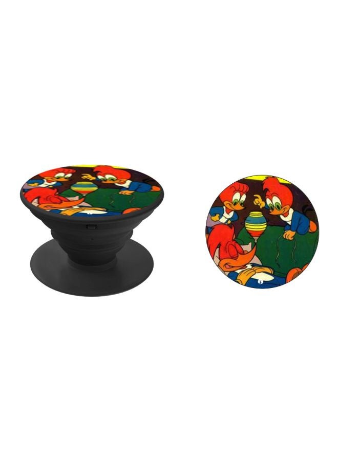 BP Cartoon Printed Pop Socket Phone Holder Red/Green/Blue - Image 2