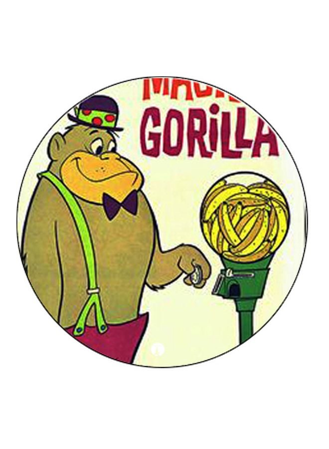 BP Gorilla Cartoon Printed Pop Socket Phone Holder Black/Green/Beige - Image 2