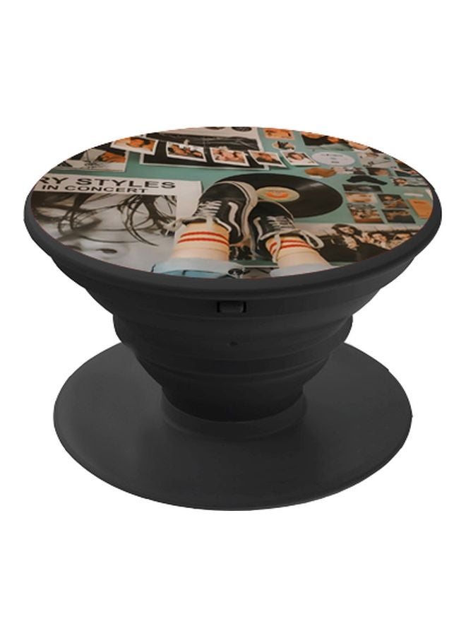 BP Relaxed Printed Pop Socket Phone Holder Black/Blue/White - Image 1