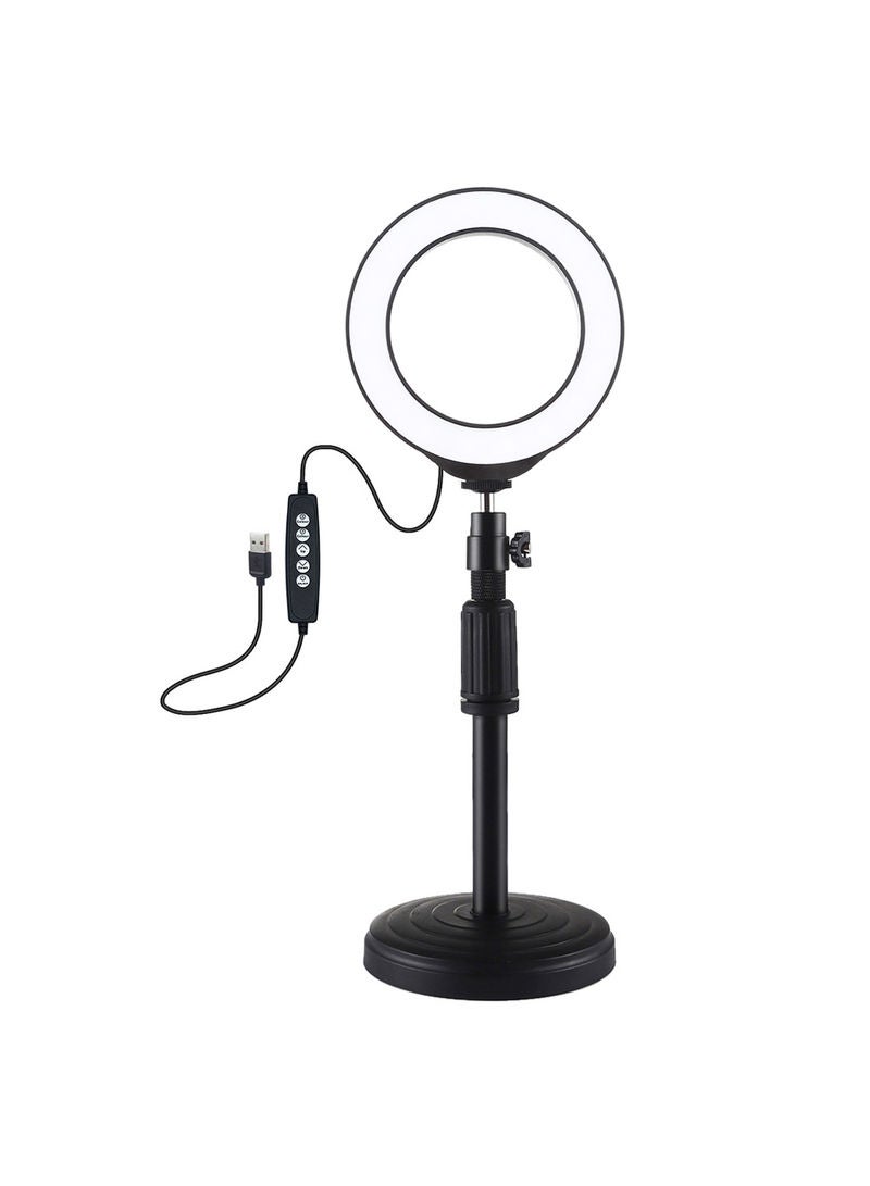 Puluz PKT3046 LED Ring Light With Flexible Mobile Tripod Multicolor - Image 1
