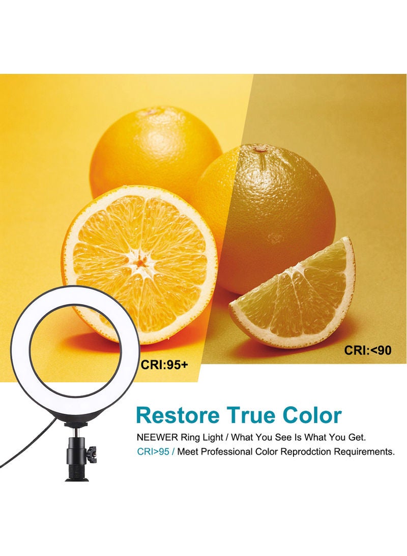 Puluz PKT3046 LED Ring Light With Flexible Mobile Tripod Multicolor - Image 5