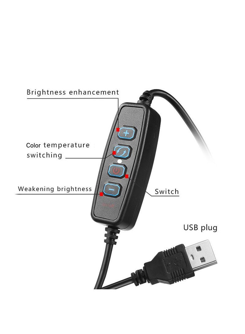 LED Ring Light With Universal Phone Holder Pink - Image 3