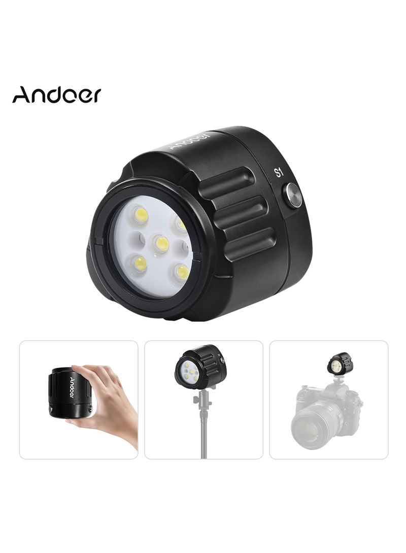 ANDOER SL-18 Professional Diving Waterproof Fill-in Light LED Black - Image 1