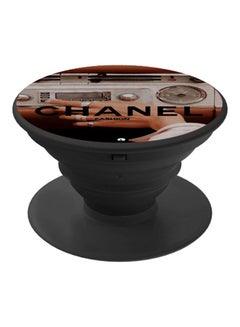 Chanel Fashion Printed Pop Socket Phone Holder Grey/Brown