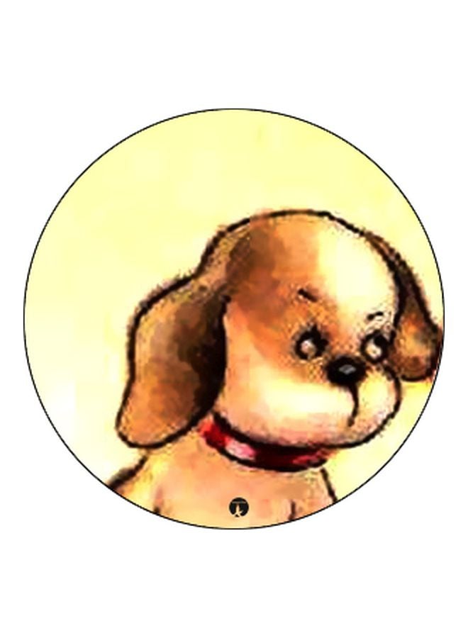 BP Dog Printed Pop Socket Phone Holder Yellow/Brown/Black - Image 2