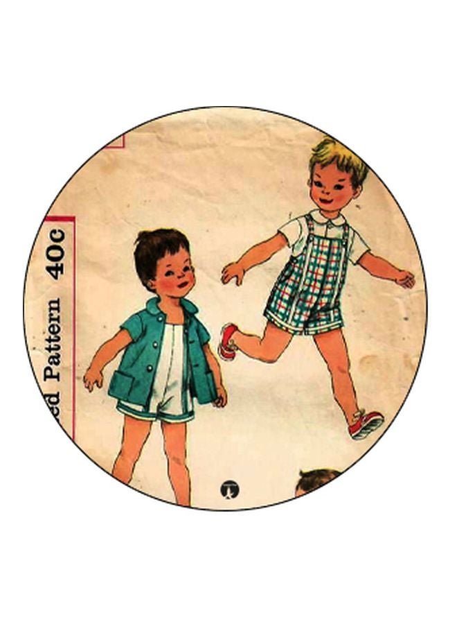 بي بي حامل هاتف بوب سوكيت مطبوع بتصميم شخصية كرتونية بيج/أخضر/أحمر - Image 2