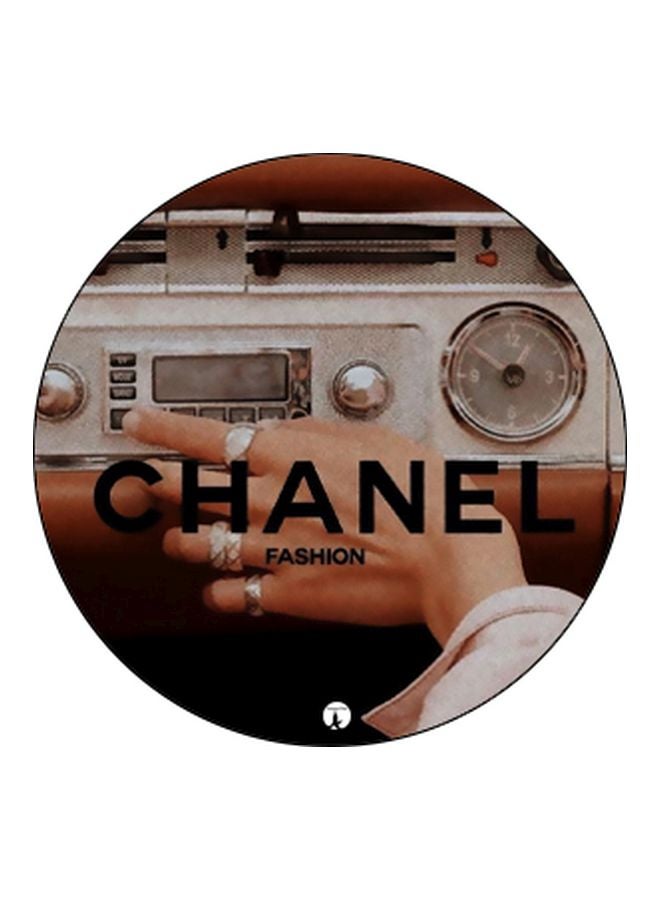 BP - Chanel Fashion Printed Pop Socket Phone Holder Grey/Brown - Image 1