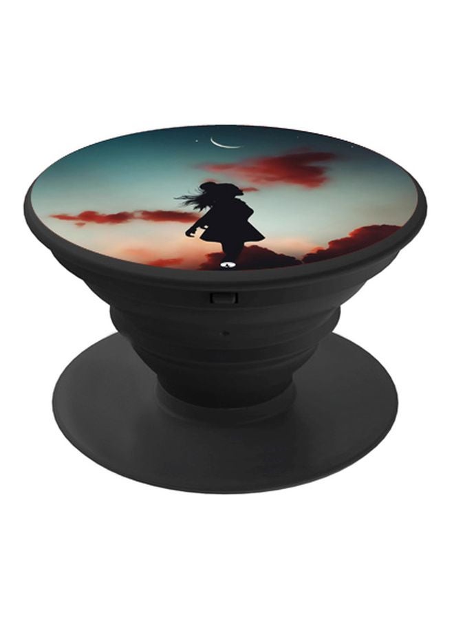 BP Girl Printed Pop Socket Phone Holder Blue/Red/Black - Image 1