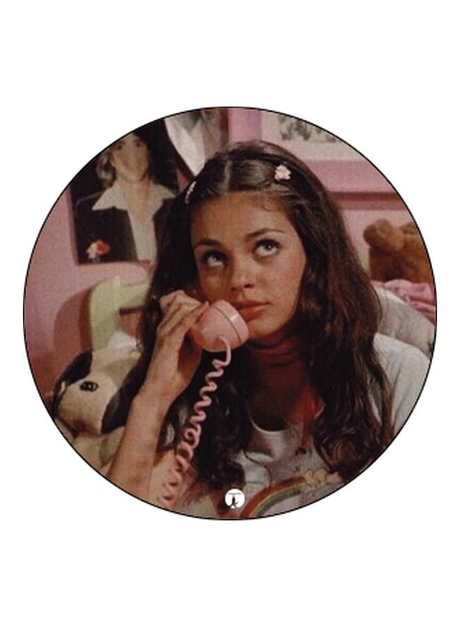 BP Girl With Telephone Printed Pop Socket Phone Holder Pink/Black/White - Image 2