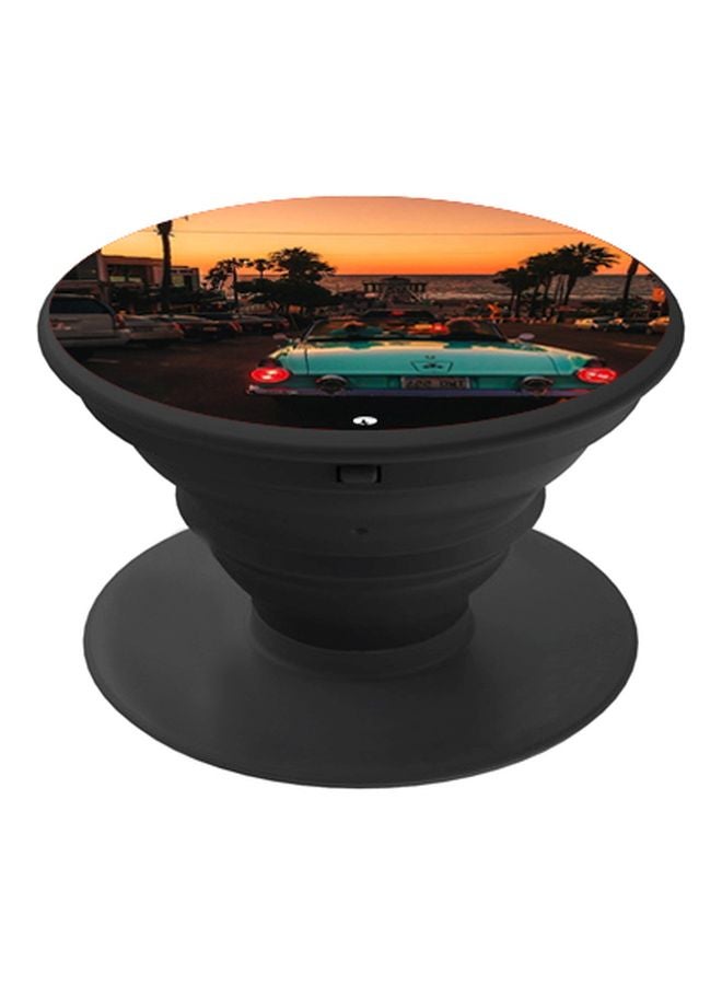 BP Car Printed Pop Socket Phone Holder Blue/Orange - Image 1