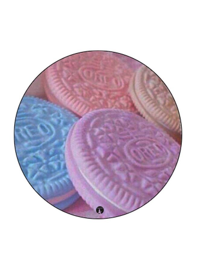 BP Biscuits Printed Pop Socket Phone Holder Purple/Blue/Pink - Image 2