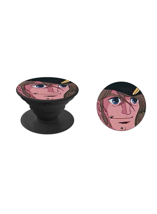 BP Cartoon Character Printed Pop Socket Phone Holder Beige/Brown/Grey - Image 2