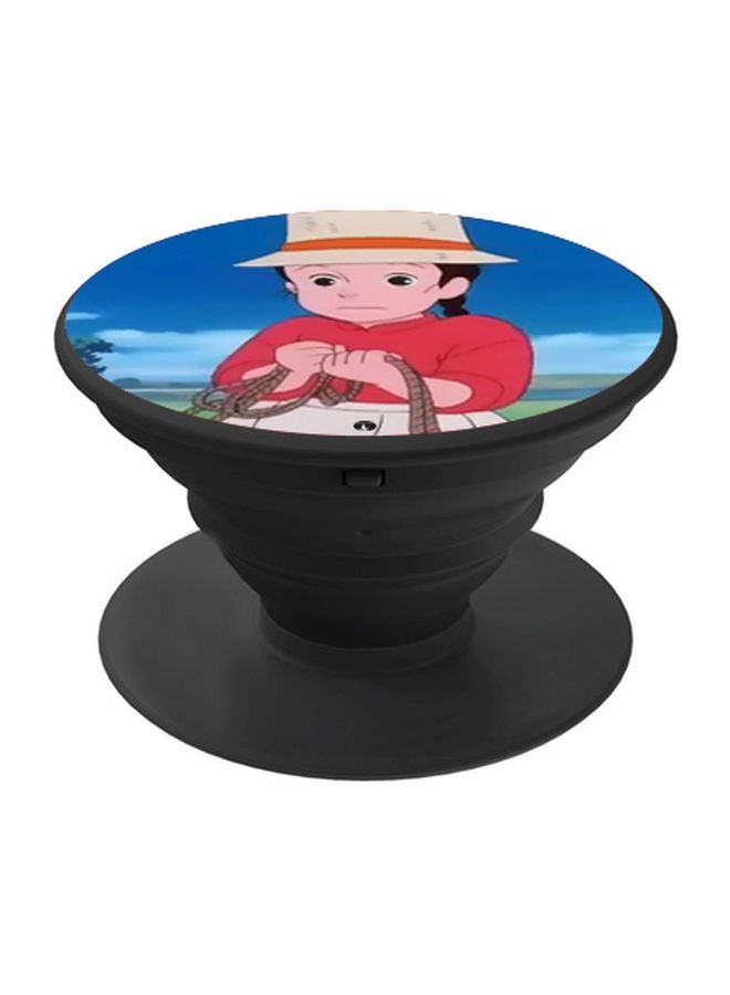 BP Cartoon Printed Pop Socket Phone Holder Red/Blue/Black - Image 1