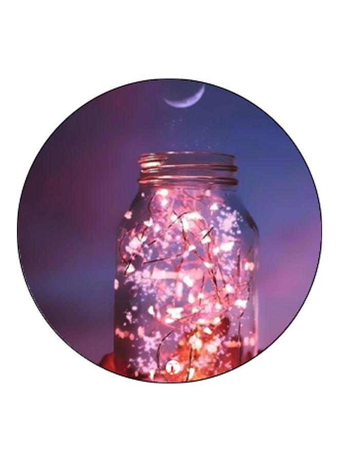 BP Fireflies Printed Pop Socket Phone Holder Purple/Yellow/Black - Image 2