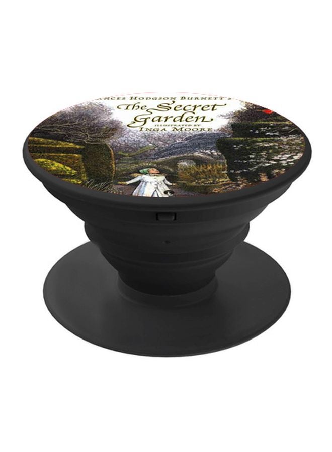 BP The Secret Garden Printed Pop Socket Phone Holder Green/White/Black - Image 1