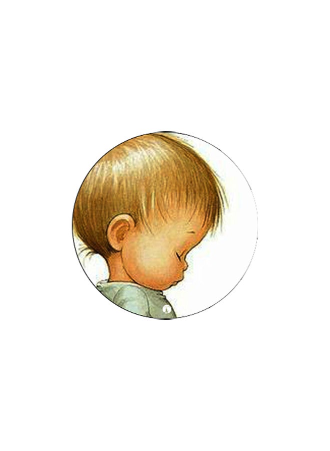 BP Cartoon Baby Printed Pop Socket Phone Holder Beige/White/Black - Image 2