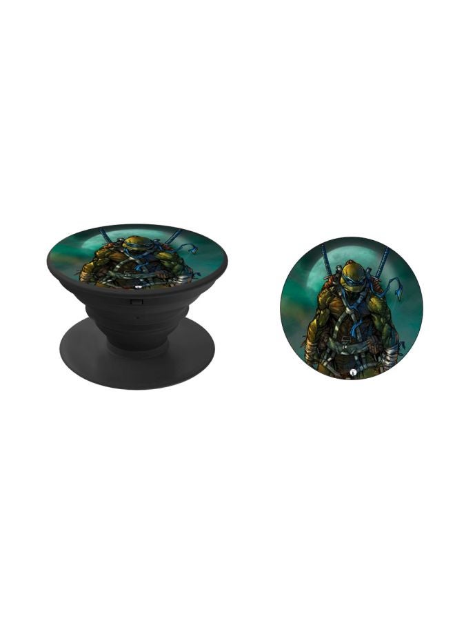BP Ninja Turtle Printed Pop Socket Phone Holder Green/Blue/Black - Image 2