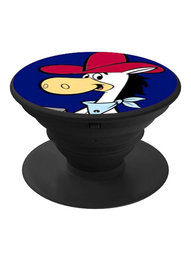 BP Cartoon Printed Pop Socket Phone Holder White/Red/Black - Image 1