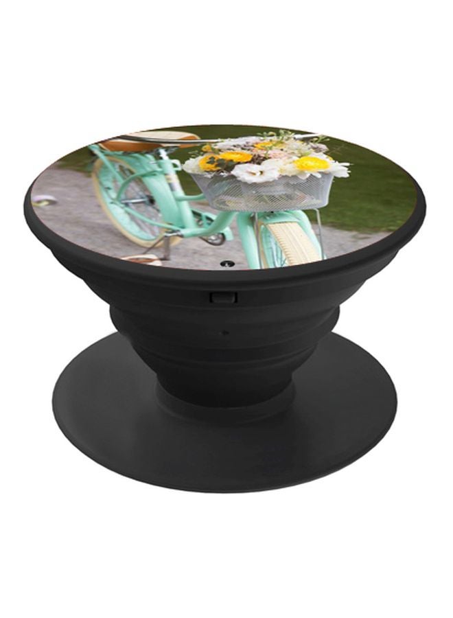 بي بي حامل هاتف بوب سوكيت بطبعة دراجة أخضر/ أصفر/ أبيض - Image 1