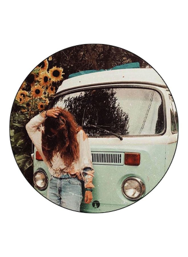 BP Girl Printed Pop Socket Phone Holder Green/Brown/Black - Image 2