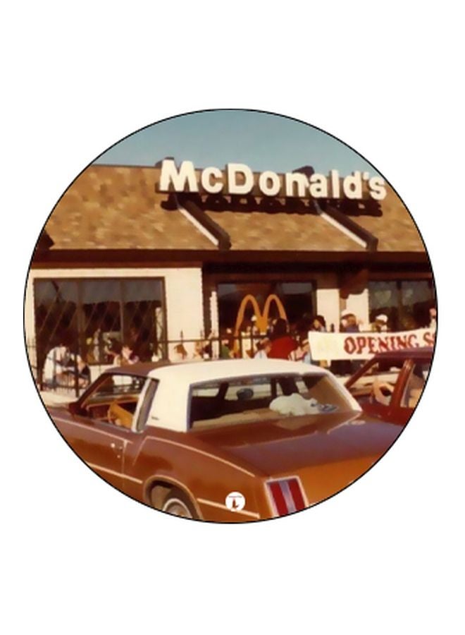 BP Mcdonald's Printed Pop Socket Phone Holder Brown/White - Image 2