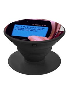 Nokia Message Printed Pop Socket Phone Holder Black/Blue/Pink