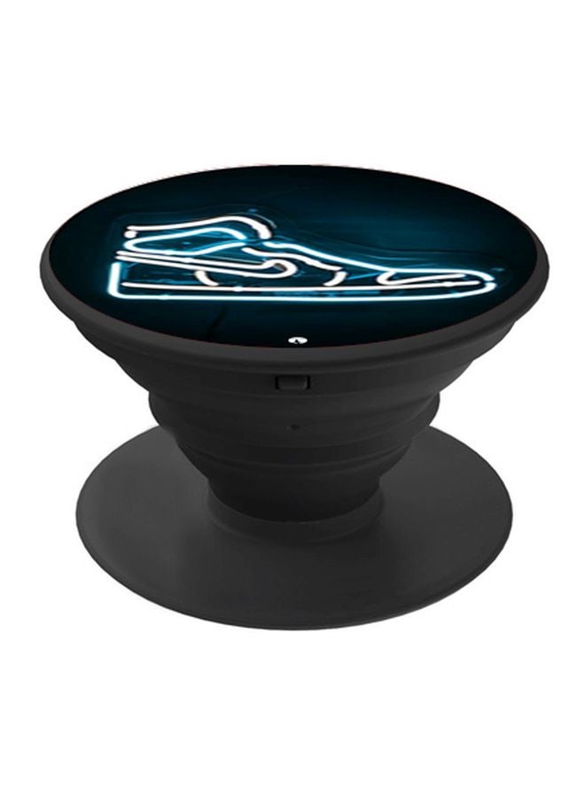 BP Shoe Printed Pop Socket Phone Holder Black/Blue/White - Image 1
