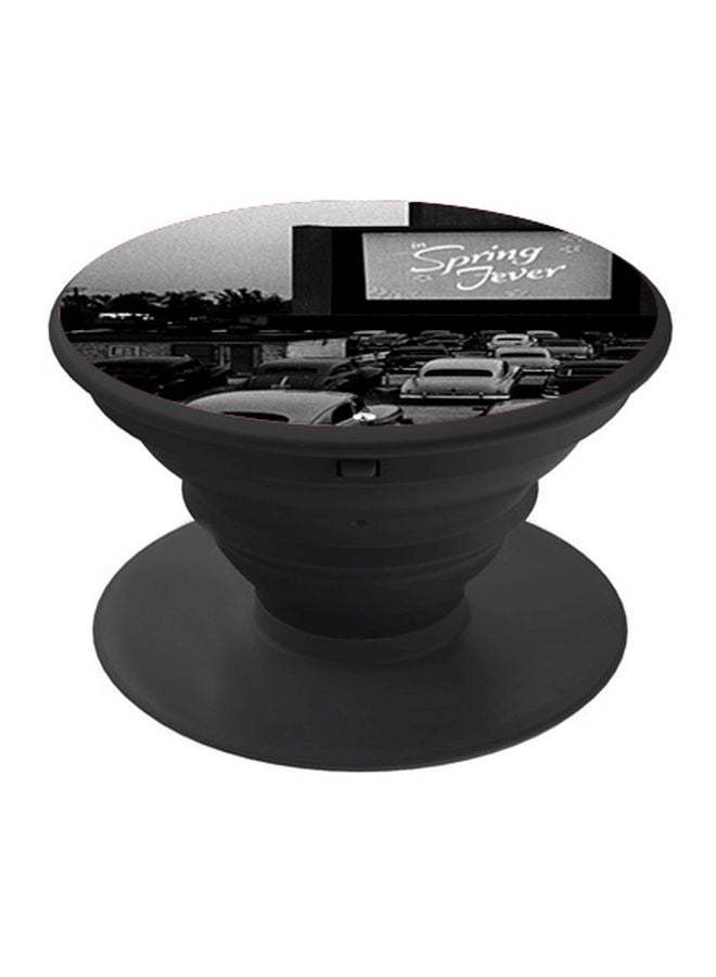 BP Cars Printed Pop Socket Phone Holder Black/Grey/White - Image 1