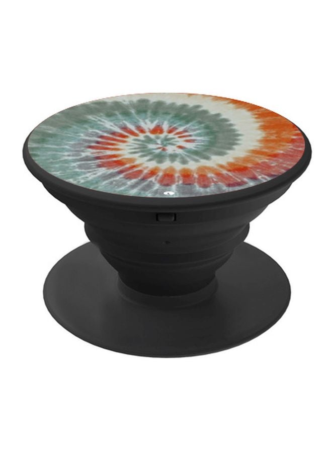 BP Printed Pop Socket Phone Holder Green/Orange/White - Image 1