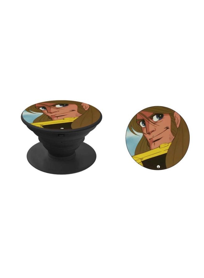 BP Cartoon Character Printed Pop Socket Phone Holder Blue/Brown/Yellow - Image 2