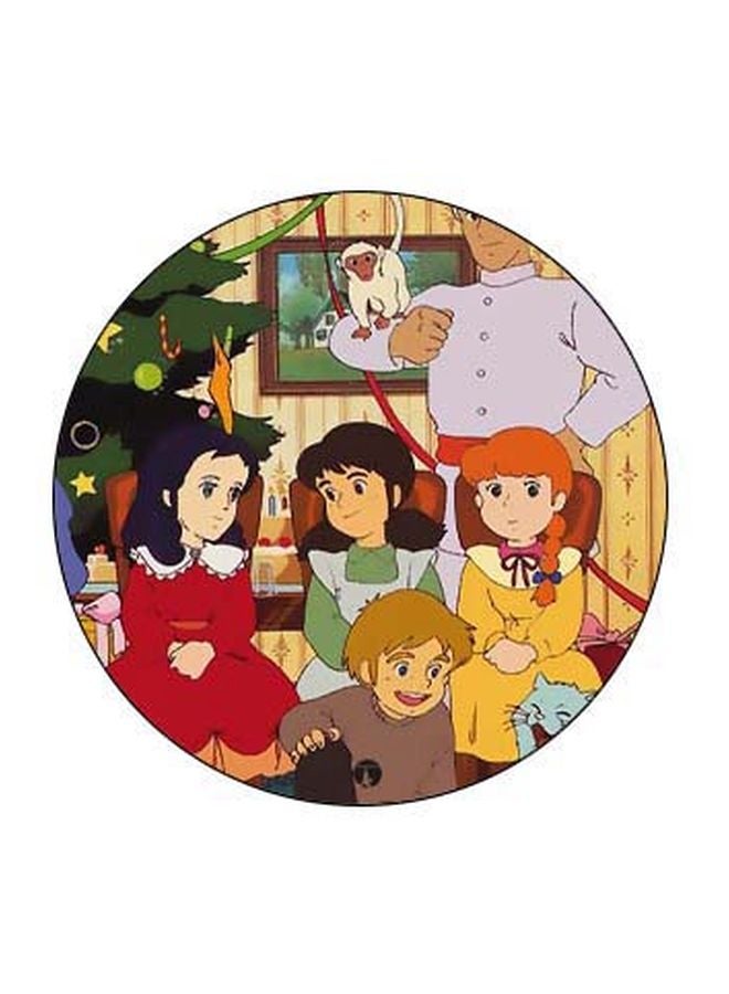 بي بي حامل هاتف على شكل مقبض أصابع منبثق بطبعة رسومات كرتونية أحمر/أصفر/أسود - Image 2