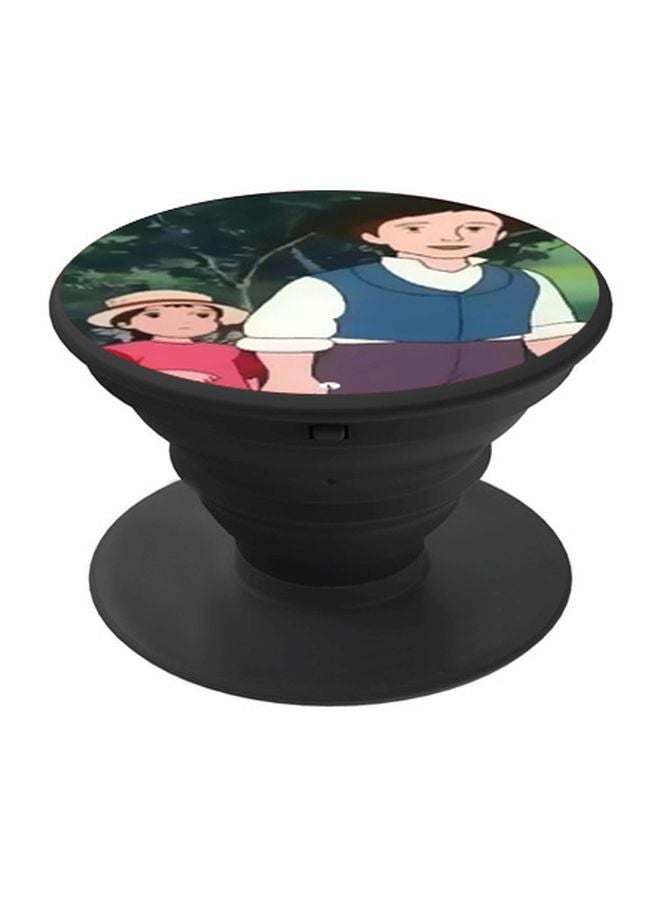BP Cartoon Printed Pop Socket Phone Holder Blue/Red/Black - Image 1