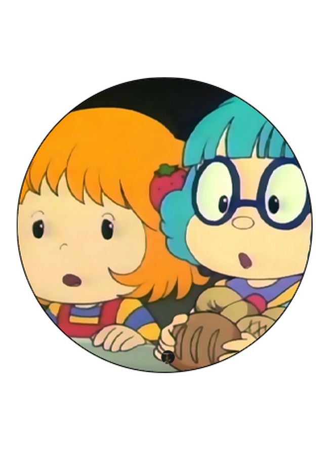 BP Cartoon Printed Pop Socket Phone Holder Beige/Orange/Black - Image 2