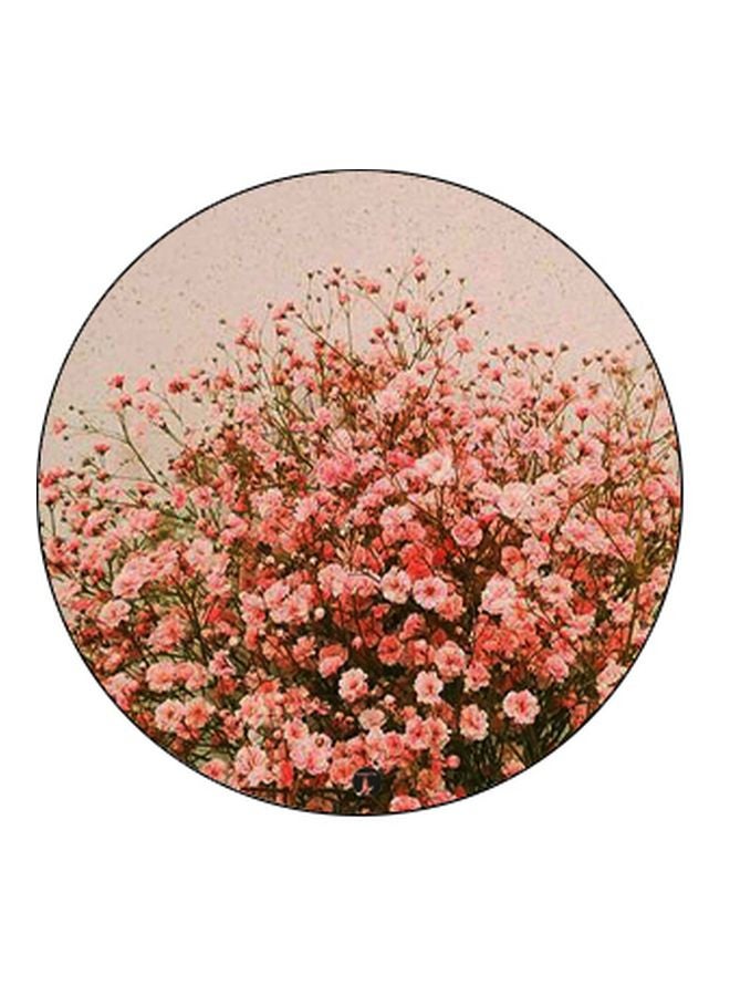 BP Flower Printed Pop Socket Phone Holder Pink/Green/Black - Image 2