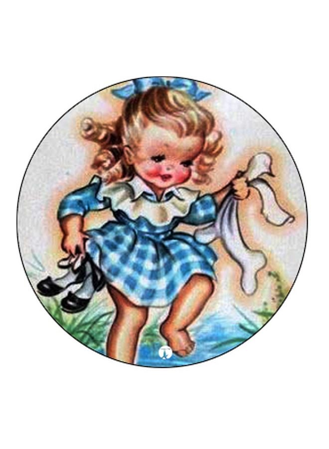 BP Girl Printed Pop Socket Phone Holder Grey/Blue/Black - Image 2