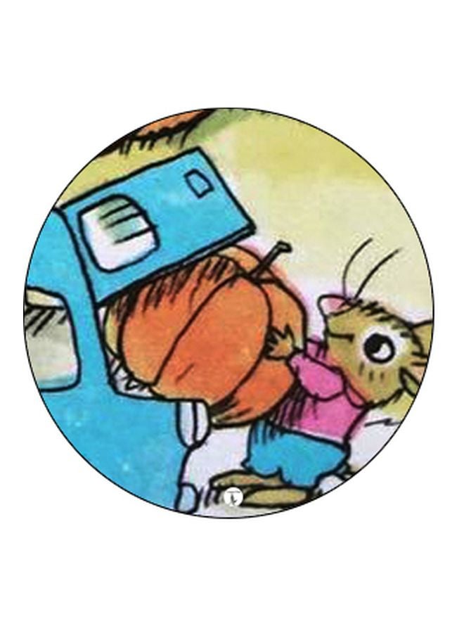 بي بي مسند هاتف بماسكة بوب سوكيت مطبوع برسمة فأر كرتونية أزرق/أخضر/أسود - Image 2