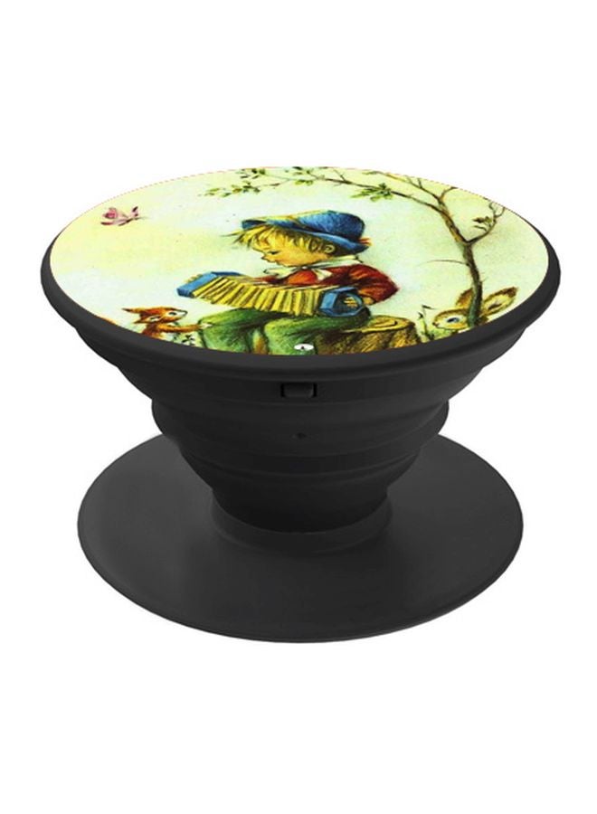 BP Child Printed Pop Socket Phone Holder Green/Blue/Black - Image 1