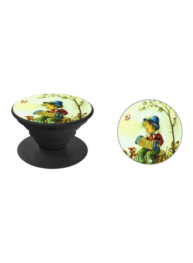 BP Child Printed Pop Socket Phone Holder Green/Blue/Black - Image 2