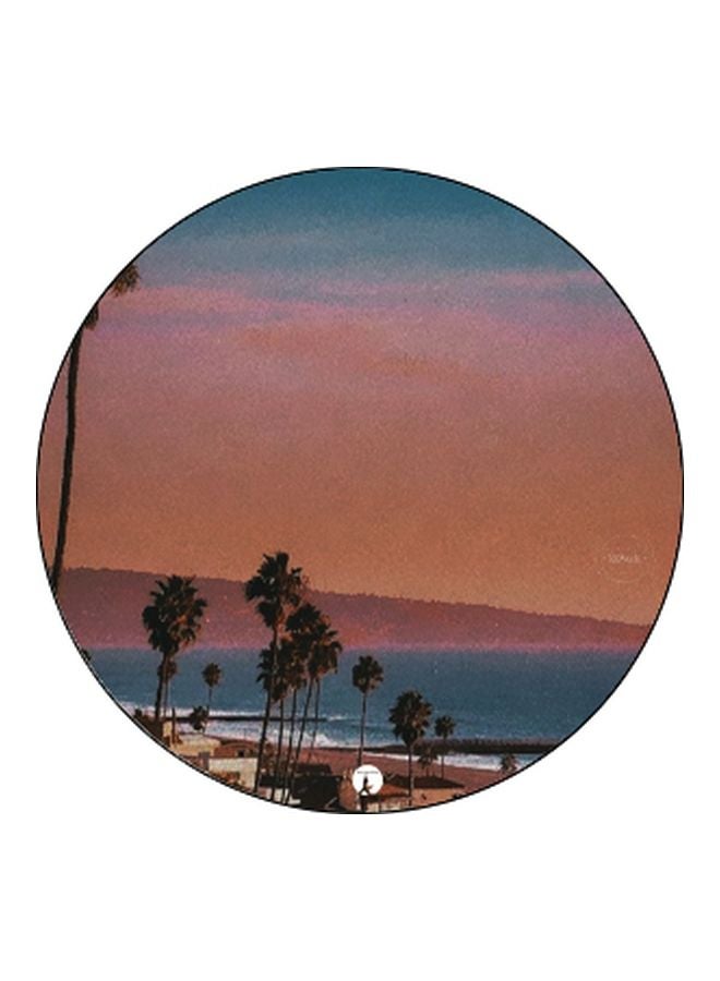 بي بي حامل هاتف بوب سوكيت بطبعة منظر طبيعي الأسود/ الوردي/ الأزرق - Image 2