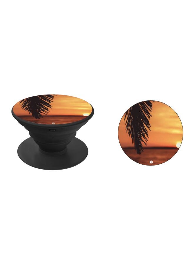 BP Sunset Printed Pop Socket Phone Holder Orange/Black - Image 2