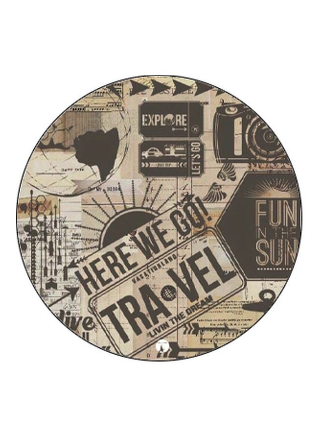 BP Here Ee Go Travel Printed Pop Socket Phone Holder Black/Brown - Image 2