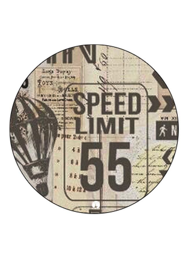 BP Speed Limit Printed Pop Socket Phone Holder Black/Brown - Image 2