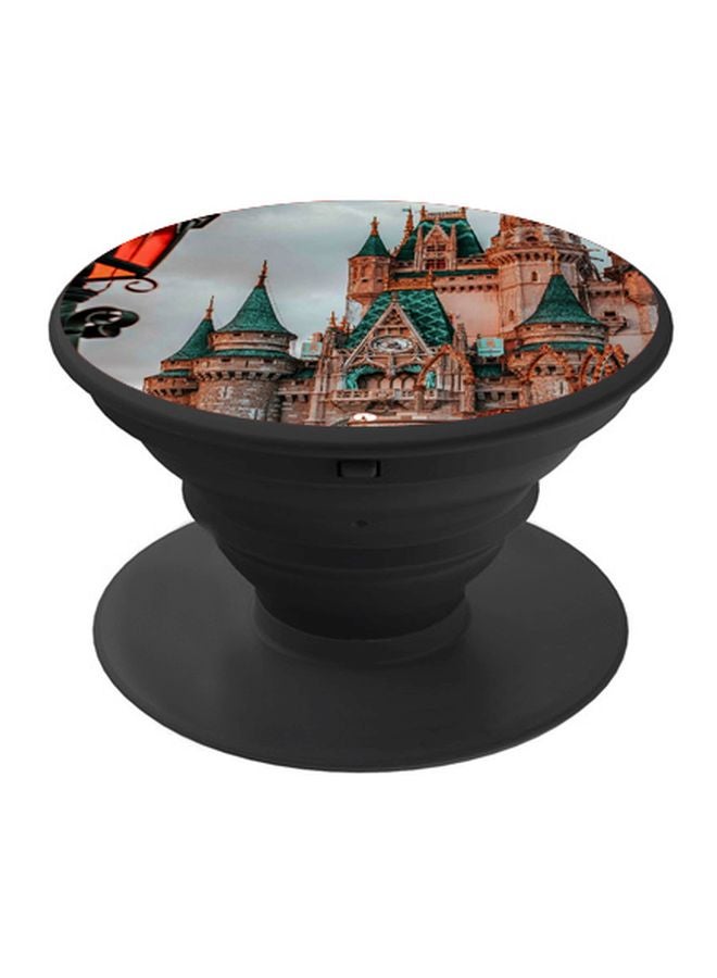 BP Castle Printed Pop Socket Phone Holder Beige/Green/White - Image 1