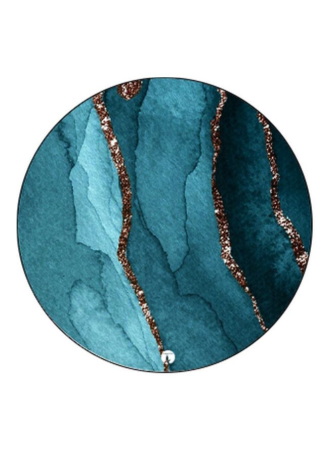 BP Marble Pattern Printed Pop Socket Phone Holder Blue/Rose Gold/Black - Image 2